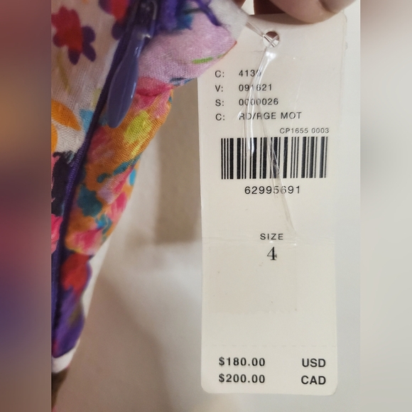 NWT Anthropologie Bhanuni By Jyoti Square Neck Maxi Dress Size 4 Garden Party - Picture 10 of 16